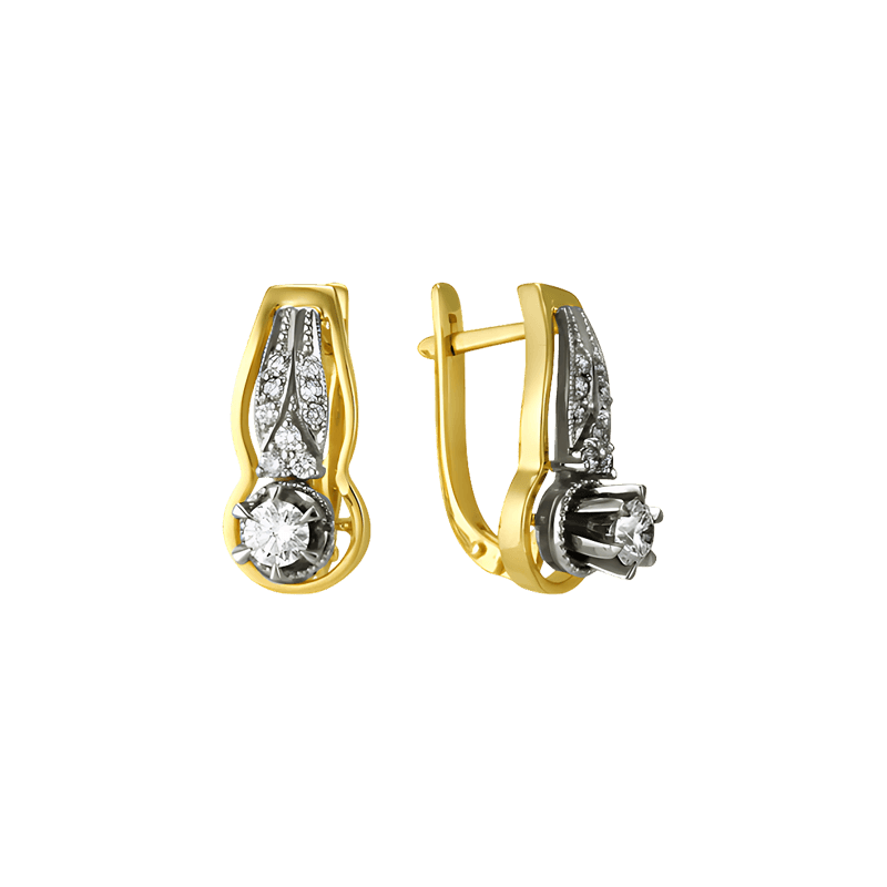 64010023.3-korona Серьги Корона — изображение 1