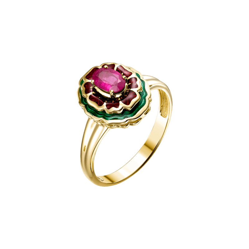 84000613-1.35-tsvetenie Кольцо Цветение — изображение 1