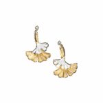 Серьги Гинкго