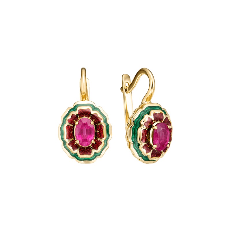 84010613-1.35-tsvetenie Серьги Цветение — изображение 1