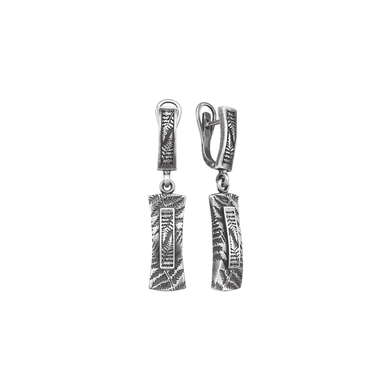 21010001-Photoroom Серьги Папоротник — изображение 1